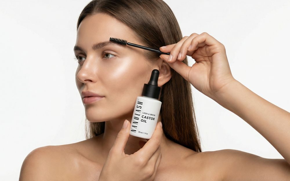 Nanolash Castor Oil – koncentreret pleje til øjenvipper og øjenbryn baseret på en ren formel